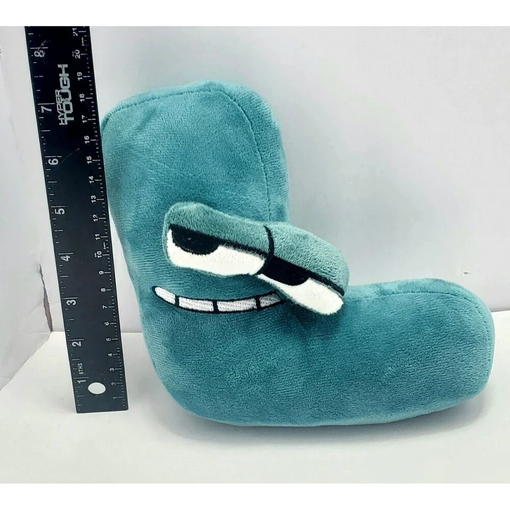 Alphabet Lore Plush Letter L Stuffed Toy Figure Mike Salcedo YouTube 7-Inch Teal